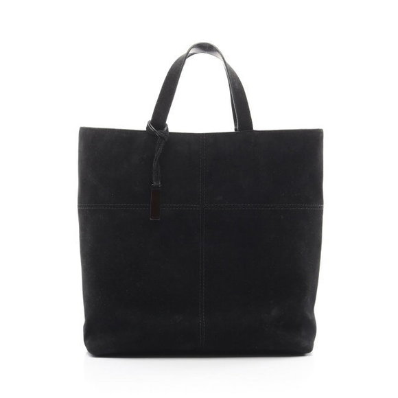 Gucci Tote Bag Suede Leather Black - Picture 1 of 7